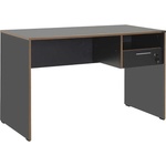 TopMebel Офис бюро Concept TopMebel от меламин в антрацит 120x60x75cm