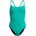 Speedo Дамски бански костюм Speedo Women's Solid Racerback 1 Piece Swimsuit - Peacock Teal / Peacoat (150-4568-0515)