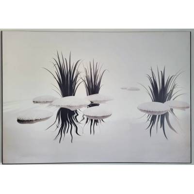 Bondecor Obraz "Odraz ve vodě" - tisk na papír na MDF desku,100x70cm