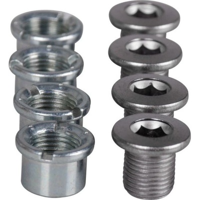 MAX1 SHIMANO Skrutky + matky na prevodník FCT4060/T521 M8x8,5mm set