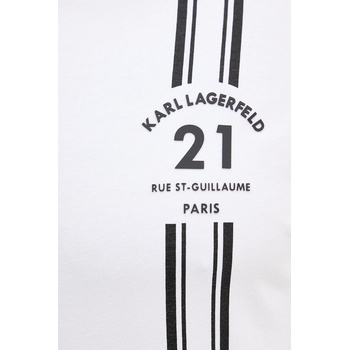 Karl Lagerfeld Тениска Karl Lagerfeld в бяло с принт 553235.755050 (553235.755050)