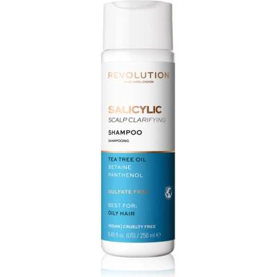 Revolution Beauty Skinification Salicylic почистващ шампоан за мазна коса и мазен скалп 250ml