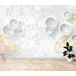 Art Gift Decor Фототапет Блясък в бяло