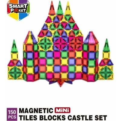 JOKO Magnetické Kocky 150ks, ružové