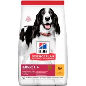 Hill's - суха храна за кучета от средните породи с пиле,