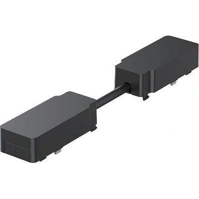 ELMARK Двупосочен модул за Ultra Slim магнитна релса ELMARK EL-US52SCM - 3 COLOUR SERIES, прав, черен (93US52SCM/BL)