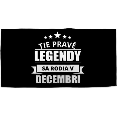 Sablio Uterák Tie pravé legendy sa rodia v decembri 50 x 100 cm