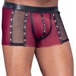 NEK Tight-fitting Net & Studs Pants 2133547 Red-Black M