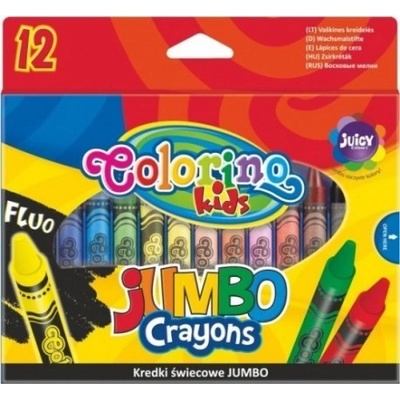 Colorino Kids farebné voskovky Jumbo 12 ks
