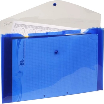 Папка с копче и разделители Karton Electra Син (1303535-06-2-378)