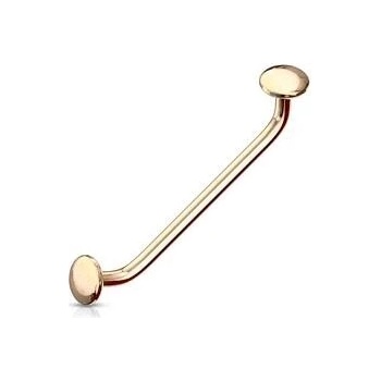 Šperky4U snake eyes piercing do jazyka PJ0006-RD