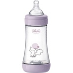Chicco Шише за хранене Chicco Perfect 5 - Със среден поток, 240 ml, 3 м+, розово (N0284) - ozone