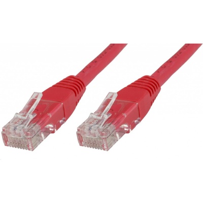 PremiumCord sputp050R Patch, UTP RJ45-RJ45 level 5e, 5m, červený