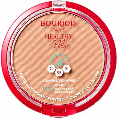 Bourjois Healthy Mix zmatňujúci púder pre žiarivý vzhľad pleti 06 Honey 10 g