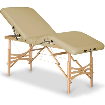 Habys Skládací masážní lehátko Xena Barva: béžová 33 Vinyl Flex, Velikost a barva rámu: 180x70cm buk světlý 180 x 70 cm 20,2 kg 6 barev