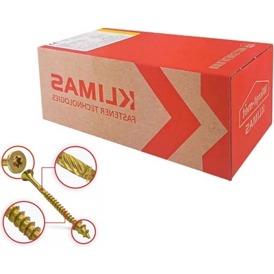 TX 4x70mm - 200 ks - Skrutky / Vruty do dreva so zapustenou hlavou, KMWHT