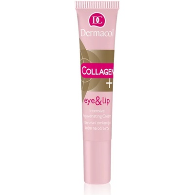 Dermacol Collagen + интензивен подмладяващ крем за очи и устни 15ml