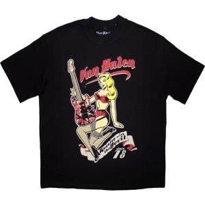 Van Halen Running With The Devil Oversized Black XL Риза (VHOSTS30MB04)