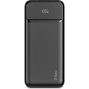 Ttec Външна батерия ttec ReCharger LCD 10.000mAh PD 20W Powerbank - Черна