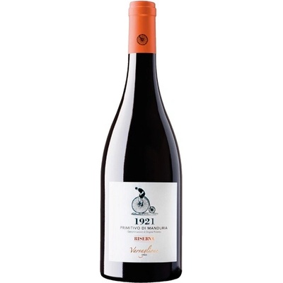 Varvaglione Primitivo di Manduria 1921 Riserva suché červené 2014 14,5% 0,75 l (čistá fľaša)