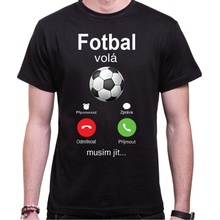 Fajntričko tričko Fotbal volá Phone černá