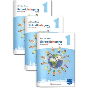 ABC der Tiere 1 Neubearbeitung - Schreiblehrgang Grundschrift, Teil A, B und C, 3 Teile | Klaus Kuhn, Mareike Hahn, Kerstin Mrowka-Nienstedt (2023)
