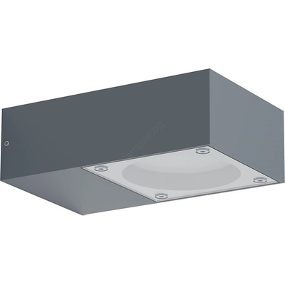 Ideal Lux - Външно стенно осветително тяло SIRIO 1xGX53/9W/230V IP65 антрацит (ID318202)