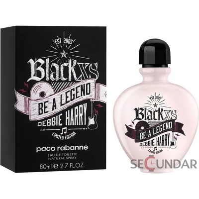 Paco Rabanne Black XS Be A Legend Debbie Harry EDT 80 ml Tester