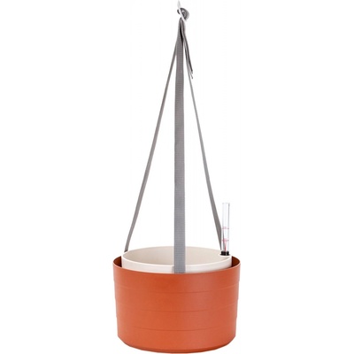 Plastia žardina samozavlažovací Berberis terakota + slonová kost 30 cm