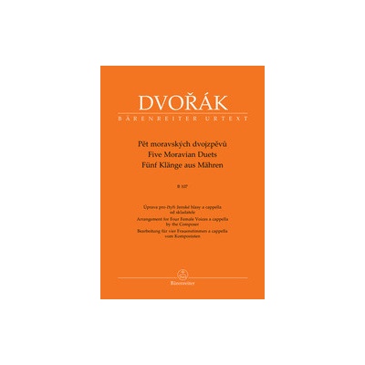 Pět moravských dvojzpěvů B 107 - Antonín Dvořák