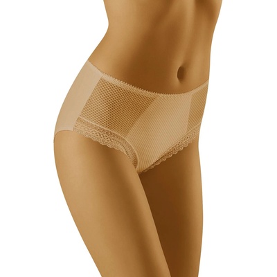 Wol-Bar Бикини Figi-Roma-Beowe-BeowyV-45122-Beżowy - Черен, размер L