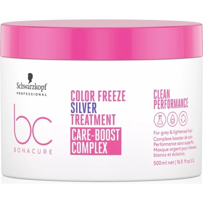 Schwarzkopf Professional BC Bonacure Color Freeze Silver pečující maska pro blond a melírované vlasy 500 ml – Hledejceny.cz