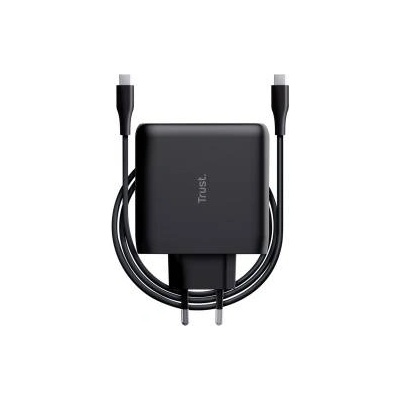 Trust Зарядно за стена + USB-C кабел Trust 24818 Черен