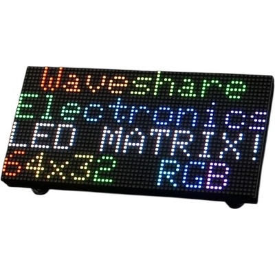Waveshare RGB plnobarevný LED maticový panel 64x32, rozteč 2.5mm – Hledejceny.cz