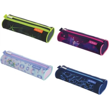 Herlitz Ученически несесер празен, цилиндър, MIX, Wild Life, Magic Unicorn, Mystic Mermaid, Blue Shark - Herlitz