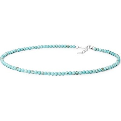 Gaura Pearls Korálkový Poggia přírodní howlit 202-48 Tyrkysová