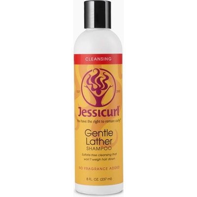 Jessicurl Gentle Lather šampón na jemné vlasy a kučery 237 ml Bez vône