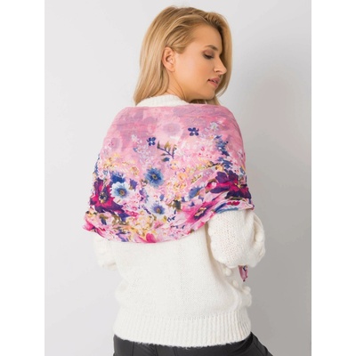 Factory Price Scarf-AT-CH-071-dark pink biela | ružová | viacfarená 2016102769385