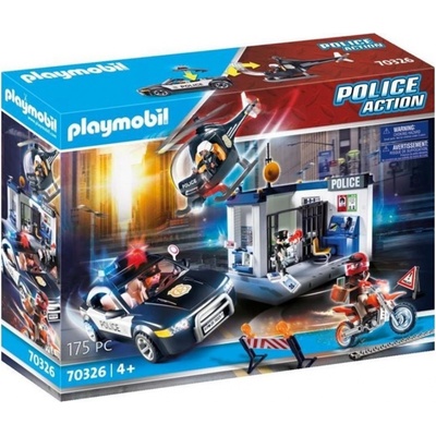 Playmobil 70326 Policie s autem a helikoptérou