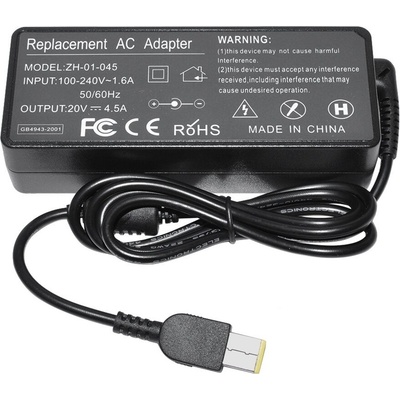 Зарядно за лаптоп заместител за Lenovo 20V 4.5A 90W Square with pin (MAKKI-NA-LE-15)