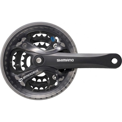 Kliky SHIMANO Acera FC-M361 175 mm, 48-38-28 zubů, černé, s krytem řetězu, čtyřhran, v krabičce
