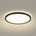 Brilagi - LED Лампа за баня ULTRA SLIM LED/18W/230V Ø 30 см черен IP54 (BG2088)