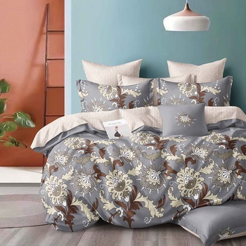 EmonaMall Двулицево спално бельо EmonaMall, 6 части - Модел S19053 (S19053-12000d)