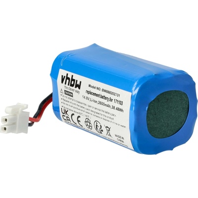VHBW Батерия за Mamibot PreVac 650, 2600 mAh (888202731)