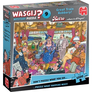 Jumbo - Puzzle Wasgij: Retro Mystery 9 - Great Train Robbery! - 1 000 piese