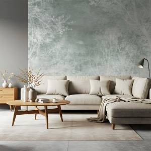 Art Gift Decor Фототапет Пастелна гора в зелено