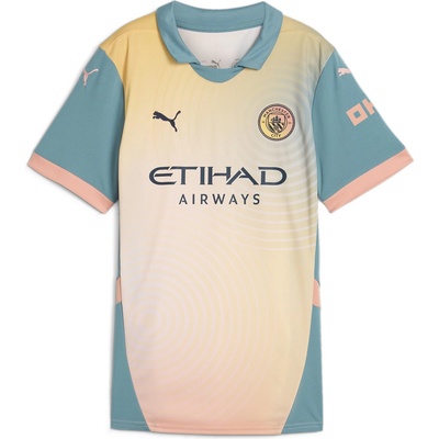 PUMA Manchester City FC Fourth Shirt 2024 2025 Womens - Blue/Pink