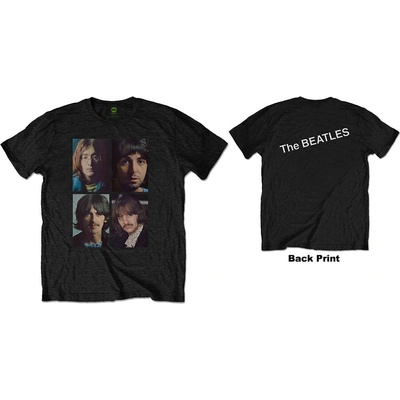 The Beatles tričko White Album Faces čierne
