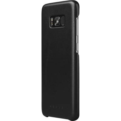 Mujjo Leather Case - кожен (естествена кожа) кейс за Samsung Galaxy S8 Plus (черен)