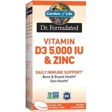 Garden of Life Dr. Formulated Vitamin D3 5000 IU + Zinek 30 kapslí